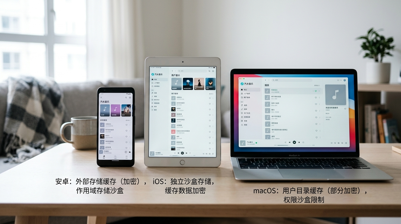 汽水音乐下载在安卓iOS电脑三端的获取方式对比