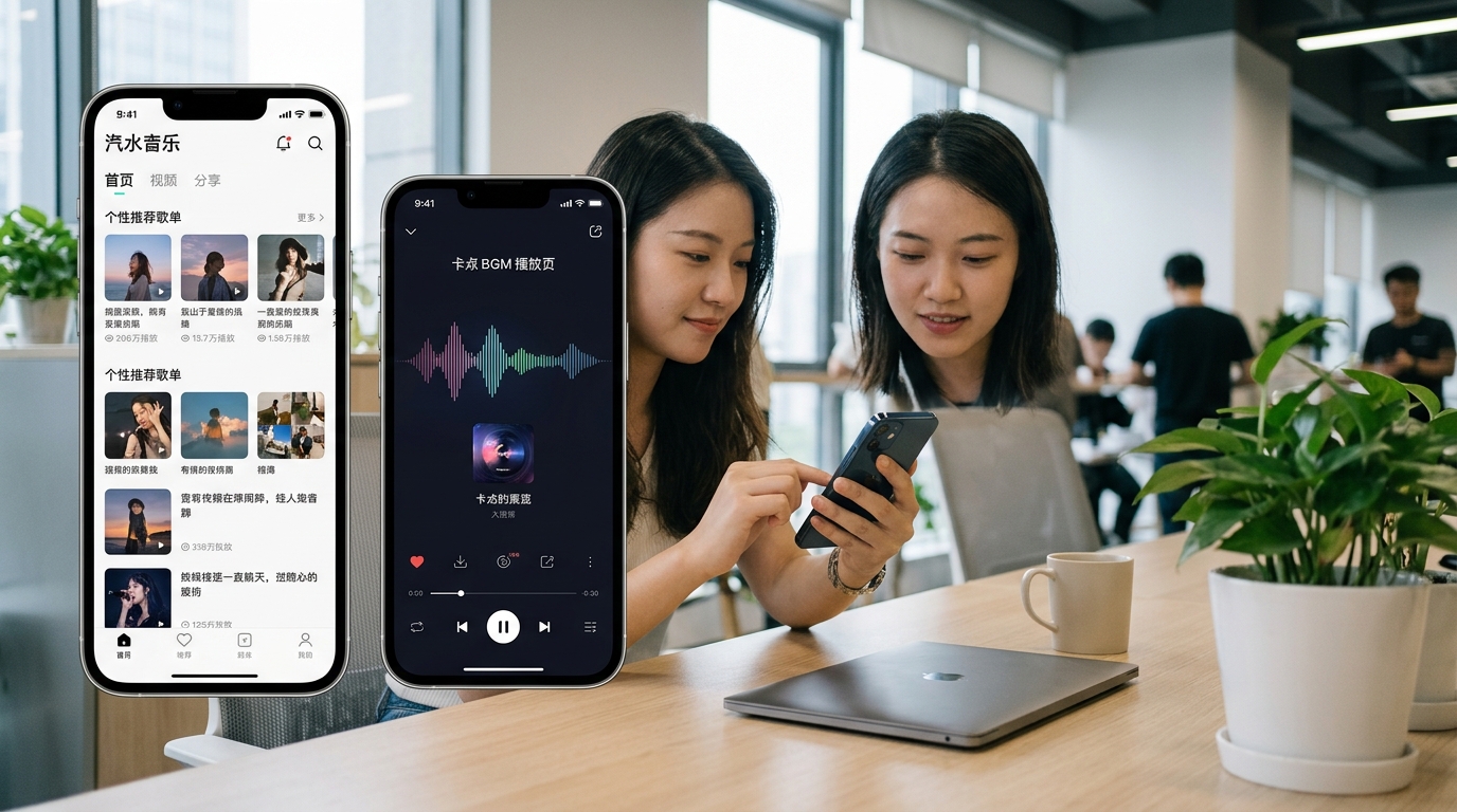 汽水音乐是字节跳动抖音官方出品的音乐App