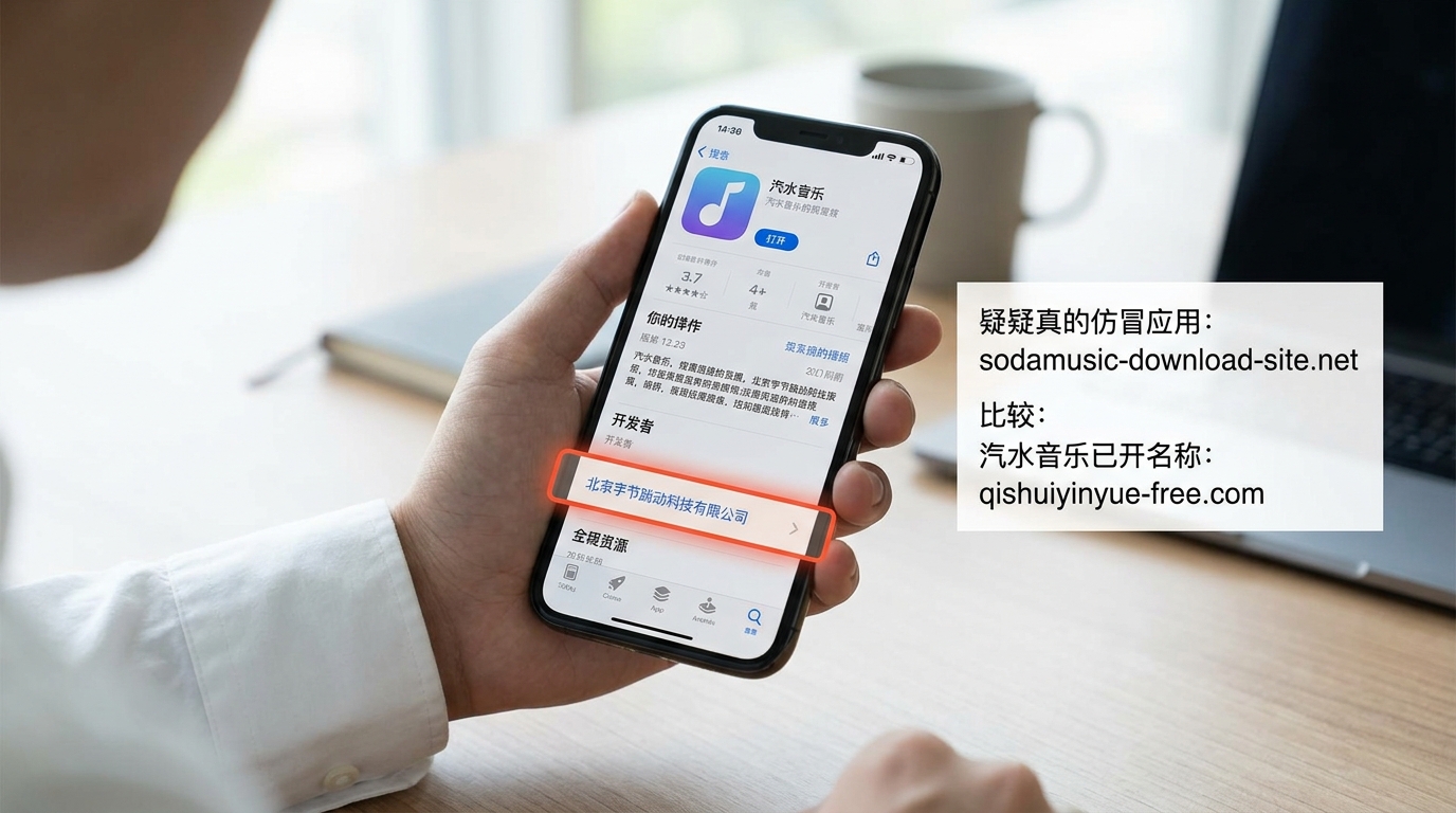 汽水音乐下载官方渠道核验真伪对比