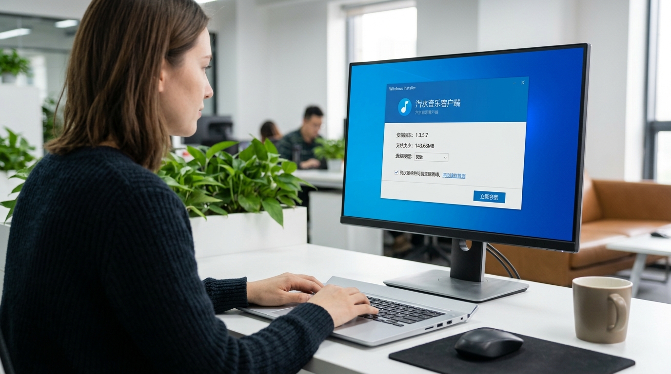 汽水音乐电脑版官方Windows客户端安装界面